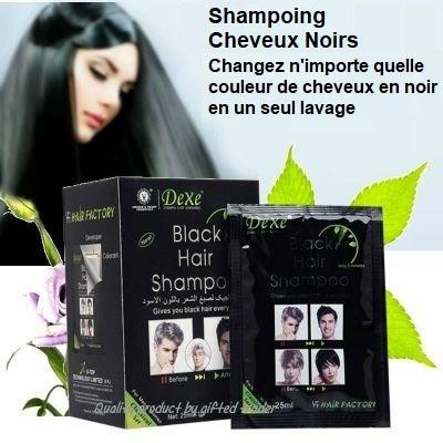 Shampoing Cheveux Noirs - Bruns - Bordeaux