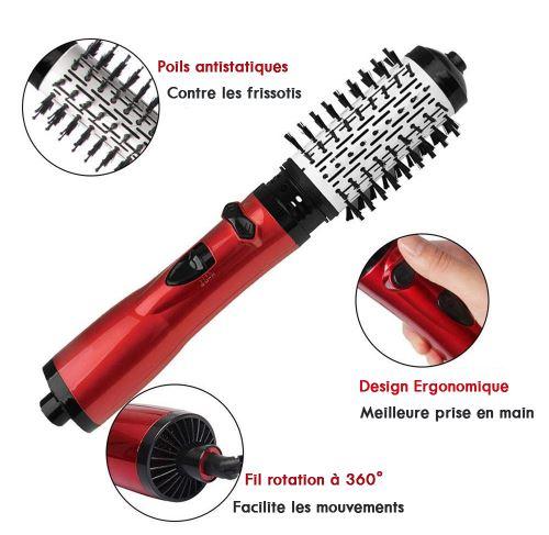 Brosse rotative Ionique 2 en 1